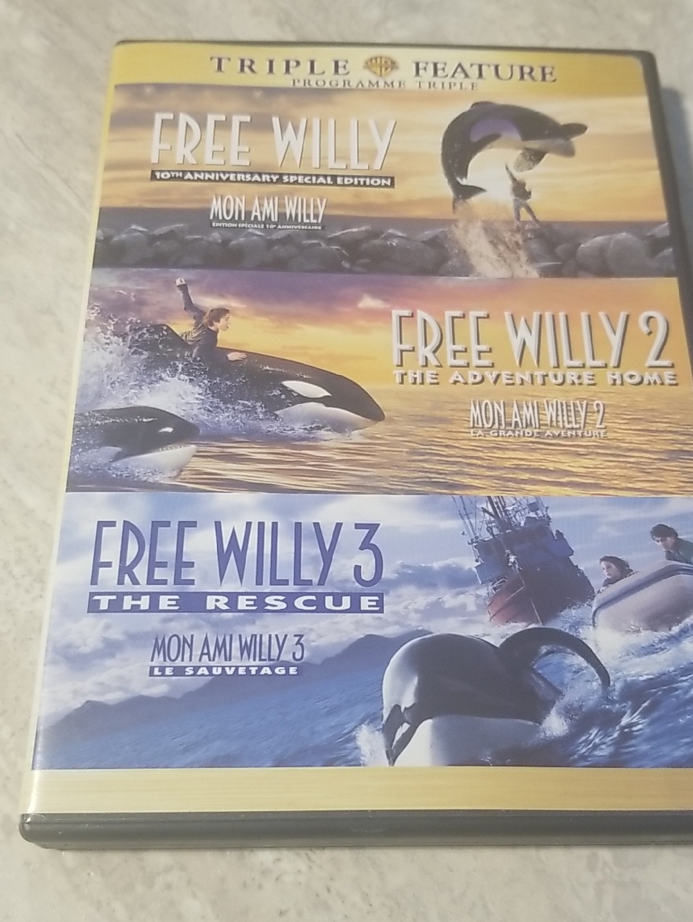 Free Willy Triple Feature DVD
